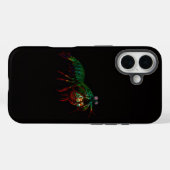 Coques Case-Mate iPhone Noir 4 Luxe iPhone 16 Mate, Crevette Mantis (Verso (horizontal))