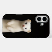 Coques Case-Mate iPhone Noir 4 Luxe iPhone 16 Mate, Hermine Élégante (Verso (horizontal))