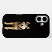 Coques Case-Mate iPhone Noir 4 Luxe iPhone 16 Mate, Husky Elite Glacé (Verso (horizontal))
