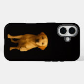 Coques Case-Mate iPhone Noir 4 Luxe iPhone 16 Mate, Labrador tendre (Verso (horizontal))