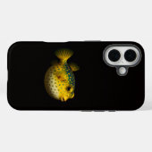 Coques Case-Mate iPhone Noir 4 Luxe iPhone 16 Mate, Poisson-lune jaune (Verso (horizontal))