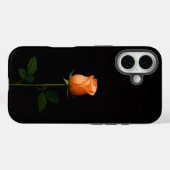 Coques Case-Mate iPhone Noir 4 Luxe iPhone 16 Mate, Rose Orange Crépuscule (Verso (horizontal))