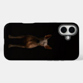 Coques Case-Mate iPhone Noir 4 Luxe iPhone 16 Plus, Chien Pila d'Argentine (Verso (horizontal))