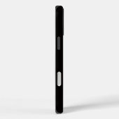 Coques Case-Mate iPhone Noir 4 Luxe iPhone 16 Plus, Hermine Élégante (Verso / Droite)