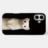 Coques Case-Mate iPhone Noir 4 Luxe iPhone 16 Plus, Hermine Élégante (Verso (horizontal))