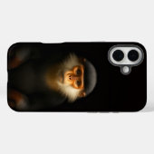 Coques Case-Mate iPhone Noir 4 Luxe iPhone 16 Plus, Langur douc rouge (Verso (horizontal))