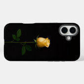 Coques Case-Mate iPhone Noir 4 Luxe iPhone 16 Plus, Rose Jaune Ensoleillé (Verso (horizontal))
