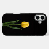 Coques Case-Mate iPhone Noir 4 Luxe iPhone 16 Plus, Tulipe Dorée (Verso (horizontal))