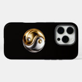 Coques Case-Mate iPhone Noir 4 Luxe iPhone 16 Pro, Harmonie Yin Yang (Verso (horizontal))