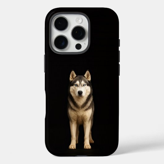 Coques Case-Mate iPhone Noir 4 Luxe iPhone 16 Pro, Husky Elite Glacé (Verso)