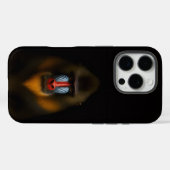 Coques Case-Mate iPhone Noir 4 Luxe iPhone 16 Pro, Mandrill Singe (Verso (horizontal))
