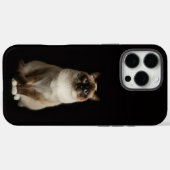 Coques Case-Mate iPhone Noir 4 Luxe iPhone 16 Pro Max, Chat Birman (Verso (horizontal))
