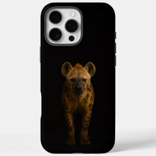 Coques iPhone 16 Pro Max Noir 4 Luxe iPhone 16 Pro Max, Hyène tachetée sauv