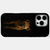 Coques Case-Mate iPhone Noir 4 Luxe iPhone 16 Pro Max, Hyène tachetée sauv (Verso (horizontal))