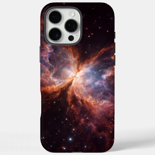 Coques Case-Mate iPhone Noir 4 Luxe iPhone 16 Pro Max, Nébuleuse du Papill (Verso)