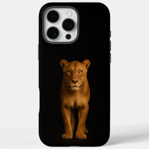 Coques iPhone 16 Pro Max Noir 4 Luxe iPhone 16 Pro Max, Noble Lioness