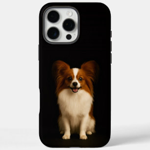 Coques iPhone 16 Pro Max Noir 4 Luxe iPhone 16 Pro Max, Papillon Raffiné