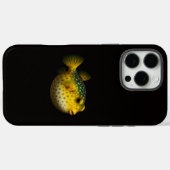 Coques Case-Mate iPhone Noir 4 Luxe iPhone 16 Pro Max, Poisson-lune jaune (Verso (horizontal))