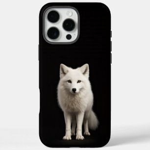 Coques iPhone 16 Pro Max Noir 4 Luxe iPhone 16 Pro Max, Renard Arctique Ivo