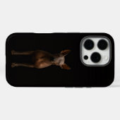 Coques Case-Mate iPhone Noir 4 Luxe iPhone 16 Pro, Pila Dog Argentin (Verso (horizontal))