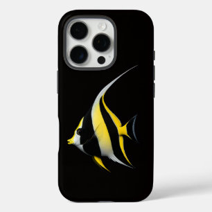 Coques iPhone 16 Pro Noir 4 Luxe iPhone 16 Pro, Poisson-ange royal