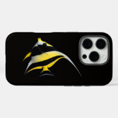 Coques Case-Mate iPhone Noir 4 Luxe iPhone 16 Pro, Poisson-ange royal (Verso (horizontal))