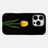 Coques Case-Mate iPhone Noir 4 Luxe iPhone 16 Pro, Tulipe Dorée (Verso (horizontal))