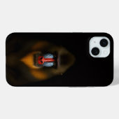 Coques Case-Mate iPhone Noir 4 Luxe, Mandrill Singe (Verso (horizontal))