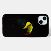 Coques Case-Mate iPhone Noir 4 Luxe, Toucan à bec caréné (Verso (horizontal))