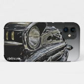 Coques Case-Mate iPhone Noir '57 Chevrolet par Clintpix (Dos (Horizontal))