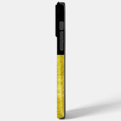 Coques Case-Mate iPhone Noir à panneau or (Verso / Gauche)