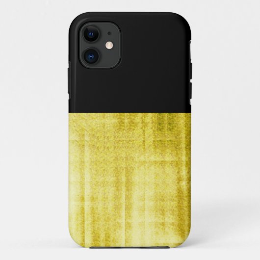 Coques Case-Mate iPhone Noir à panneaux or (Dos)
