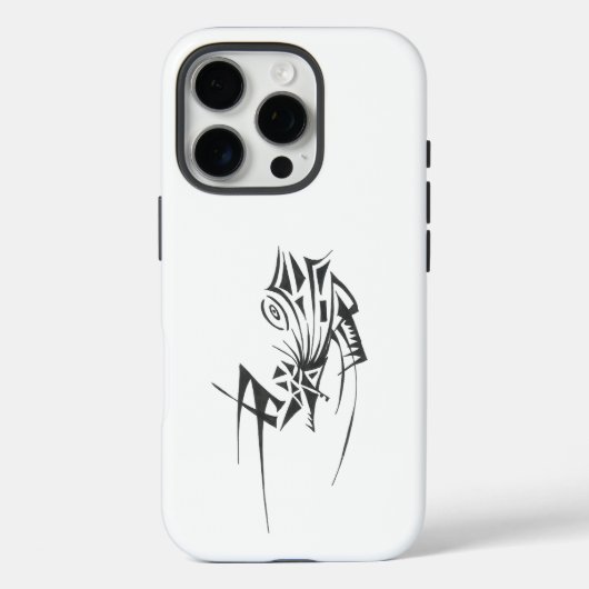 Coques Case-Mate iPhone Noir Abstrait  tatouage tribal (Verso)