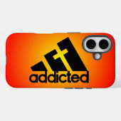 Coques Case-Mate iPhone Noir accro (Verso (horizontal))