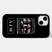 Coques Case-Mate iPhone Noir Ajouter Initiales Pyromaniaque Bibliothécaire (Verso (horizontal))