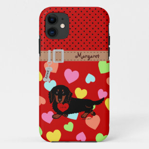 Coque Case-Mate Pour iPhone Noir aux cheveux longs personnalisé et Tan de