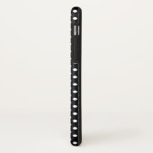 Coques Case-Mate iPhone Noir avec points blancs (Dos/Gauche)