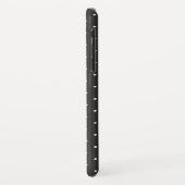 Coques Case-Mate iPhone noir avec pois blancs (Dos/Gauche)