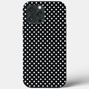 Case-Mate iPhone Case Noir avec pois blancs