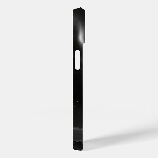 Coques Case-Mate iPhone Noir & Blanc Aurora Personnaliser le nom (Verso / Droite)