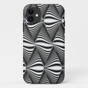 Case-Mate iPhone Case Noir & Blanc Diamond Warp   Illusion 3D