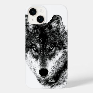 Coques Pour iPhone Noir Blanc Inspiration Wolf Eyes