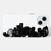 Coques Case-Mate iPhone Noir blanc New York (Verso (horizontal))