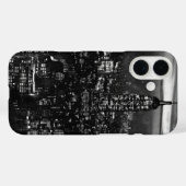 Coques Case-Mate iPhone Noir Blanc Retro New York (Verso (horizontal))