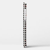Coques Case-Mate iPhone Noir blanc rouge Abstrait Motif chic (Verso / Gauche)