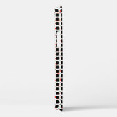 Coques Case-Mate iPhone Noir blanc rouge Abstrait Motif chic (Verso / Droite)
