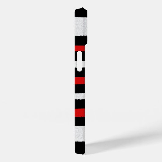 Coques Case-Mate iPhone Noir Blanc Rouge Cool Motifs simples (Verso / Droite)