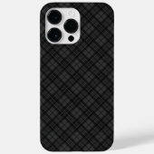 Coques Case-Mate iPhone Noir blanc tartan plaid hiver Noël motif (Verso)