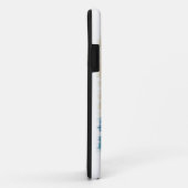 Coques Case-Mate iPhone Noir Blanc Tuxedo Chat sur Blue iPhone 5 Coques (Dos/Droite)