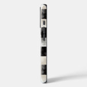 Coques Case-Mate iPhone Noir Chic Crème Plaid Noël (Verso / Gauche)